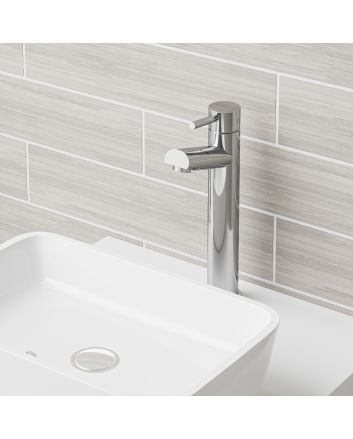 Darwin Chrome Mono High Rise Basin Mixer Tap
