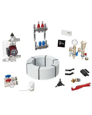 Toasty Toes, 40 - 60 Metre Sq Areas, Water Underfloor Heating Kit