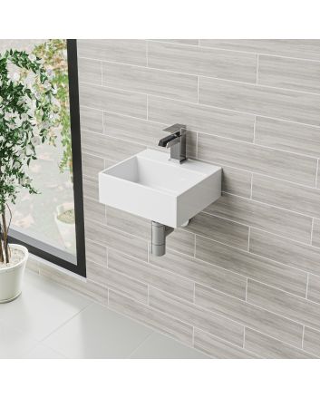 Ledro Space Saving Wall Hung Basin