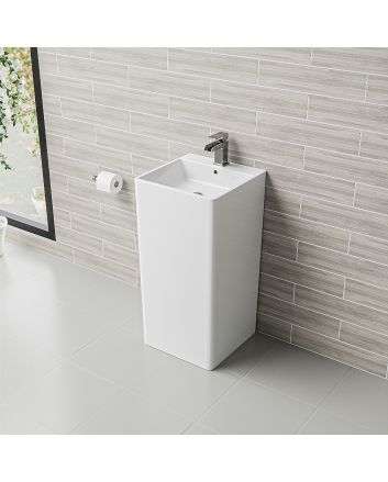 Aosta Modern Freestanding Pedestal Basin