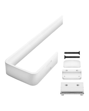 White Towel Holder For Designer Radiators