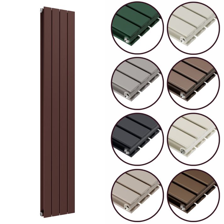 1600 x 280mm 'Accent Collection' Double Flat Panel Vertical Radiator