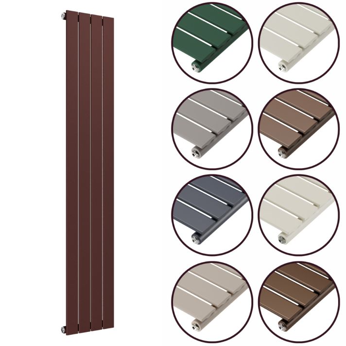 1780 x 280mm 'Accent Collection' Single Flat Panel Vertical Radiator