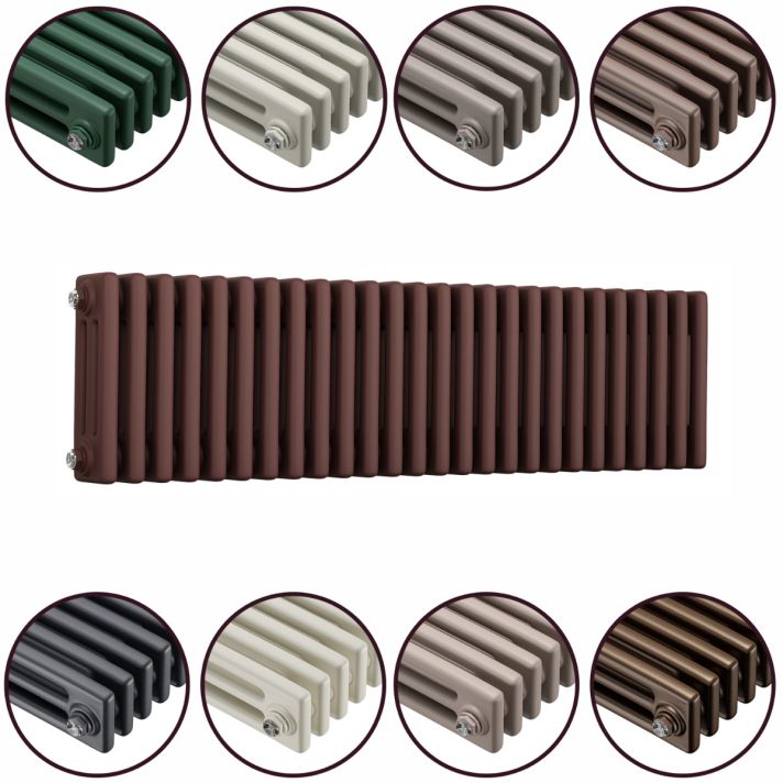 300 x 1193mm 'Accent Collection' Horizontal Traditional 3 Column Radiator