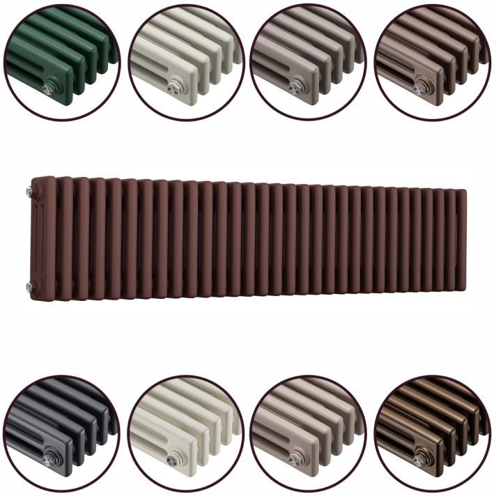 300 x 1508mm 'Accent Collection' Horizontal Traditional 3 Column Radiator