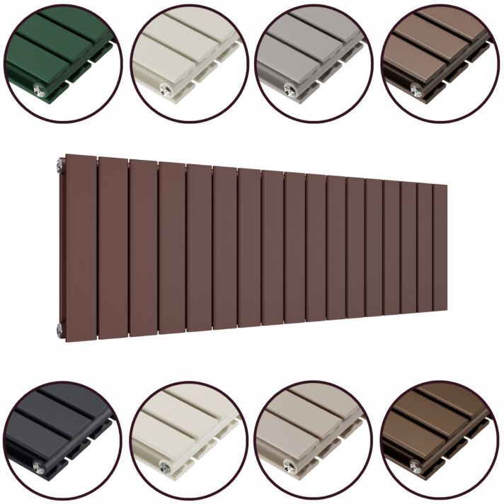 400 x 1190mm 'Accent Collection' Double Flat Panel Horizontal Radiator