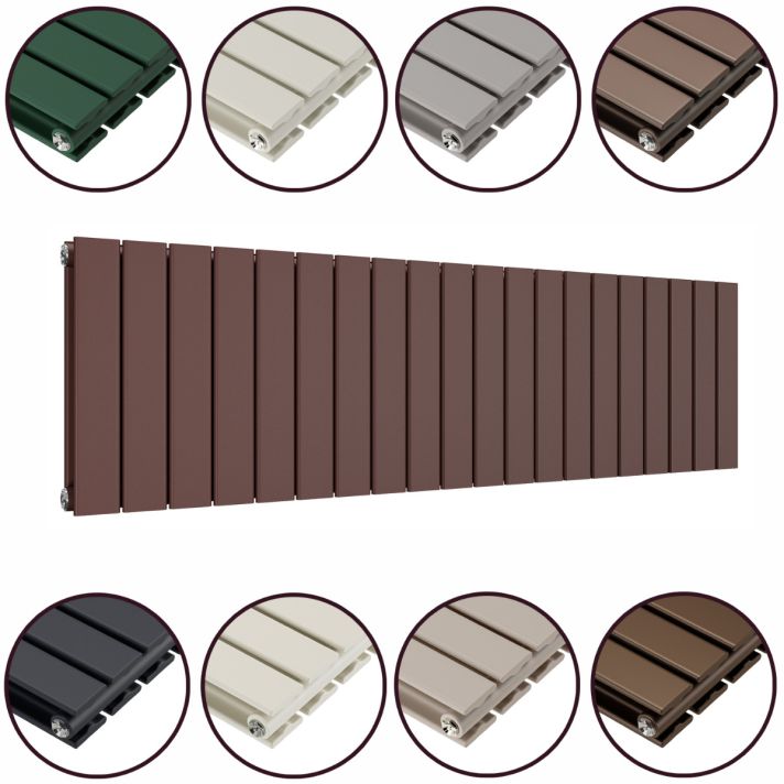 400 x 1400mm 'Accent Collection' Double Flat Panel Horizontal Radiator