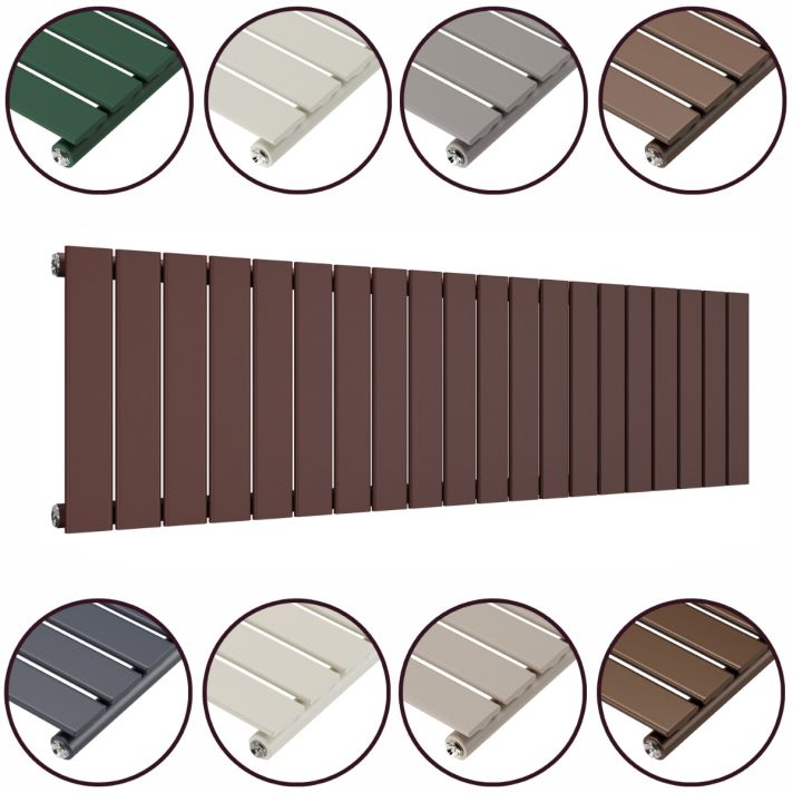 400 x 1400mm 'Accent Collection' Single Flat Panel Horizontal Radiator