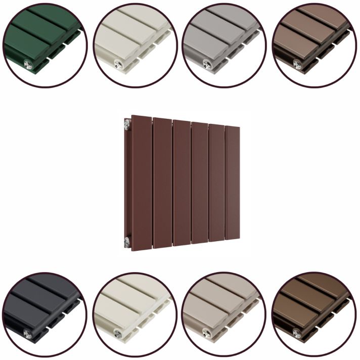 400 x 420mm 'Accent Collection' Double Flat Panel Horizontal Radiator