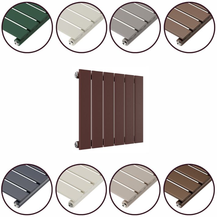 400 x 420mm 'Accent Collection' Single Flat Panel Horizontal Radiator