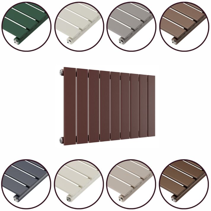 400 x 630mm 'Accent Collection' Single Flat Panel Horizontal Radiator