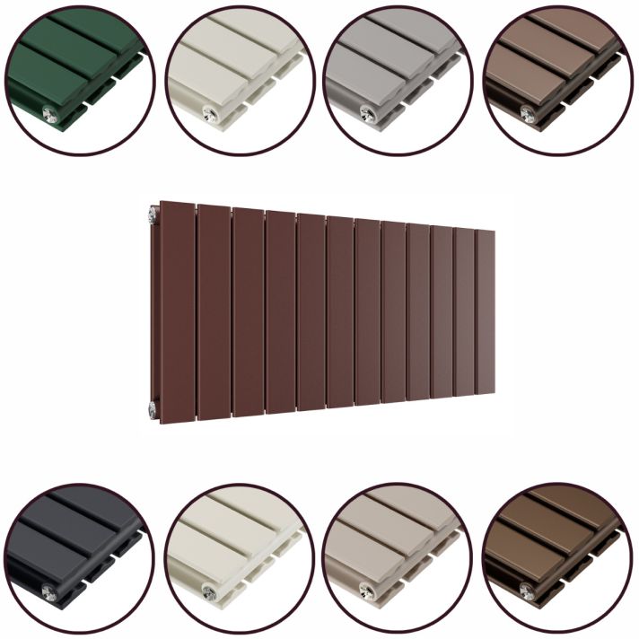 400 x 840mm 'Accent Collection' Double Flat Panel Horizontal Radiator