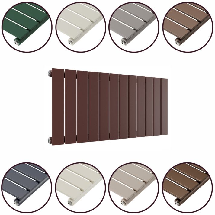 400 x 840mm 'Accent Collection' Single Flat Panel Horizontal Radiator