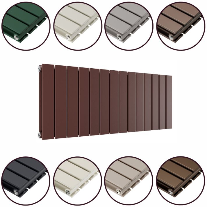400 x 980mm 'Accent Collection' Double Flat Panel Horizontal Radiator