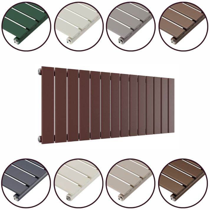 400 x 980mm 'Accent Collection' Single Flat Panel Horizontal Radiator