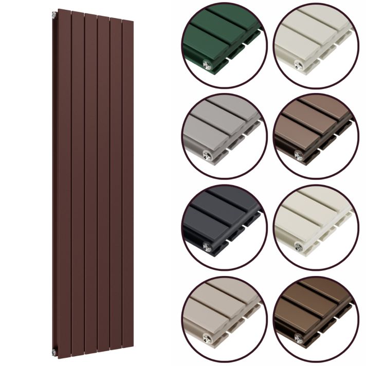 1780 x 420mm 'Accent Collection' Double Flat Panel Vertical Radiator