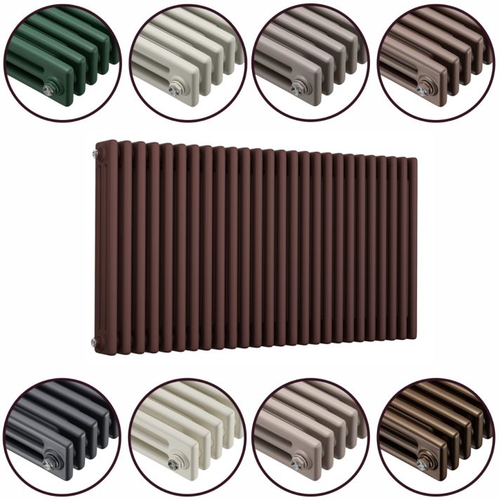 600 x 1193mm 'Accents Collection' Horizontal Traditional 3 Column Radiator