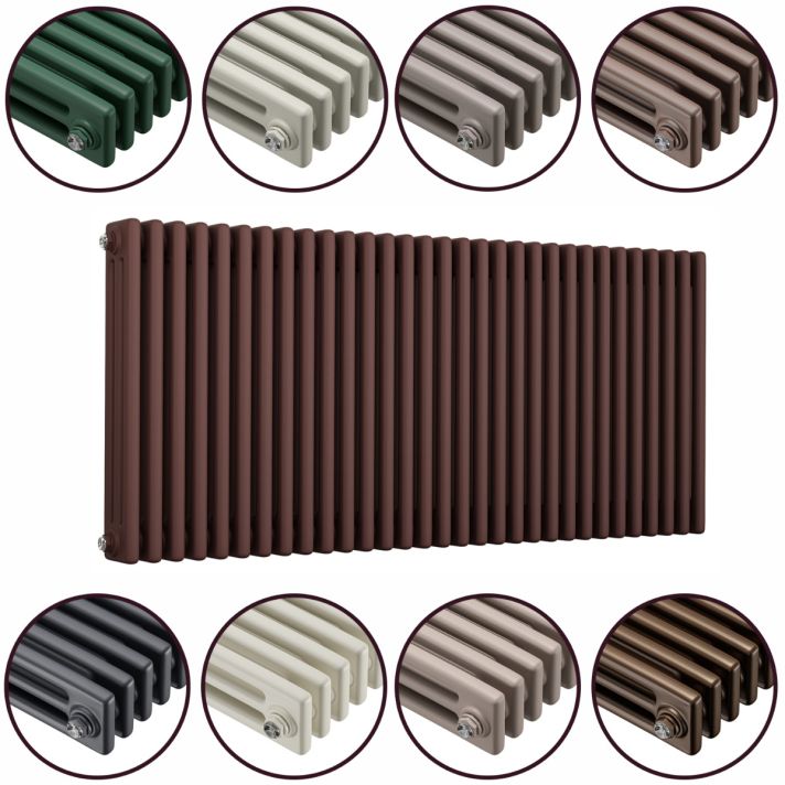 600 x 1508mm 'Accent Collection' Horizontal Traditional 3 Column Radiator