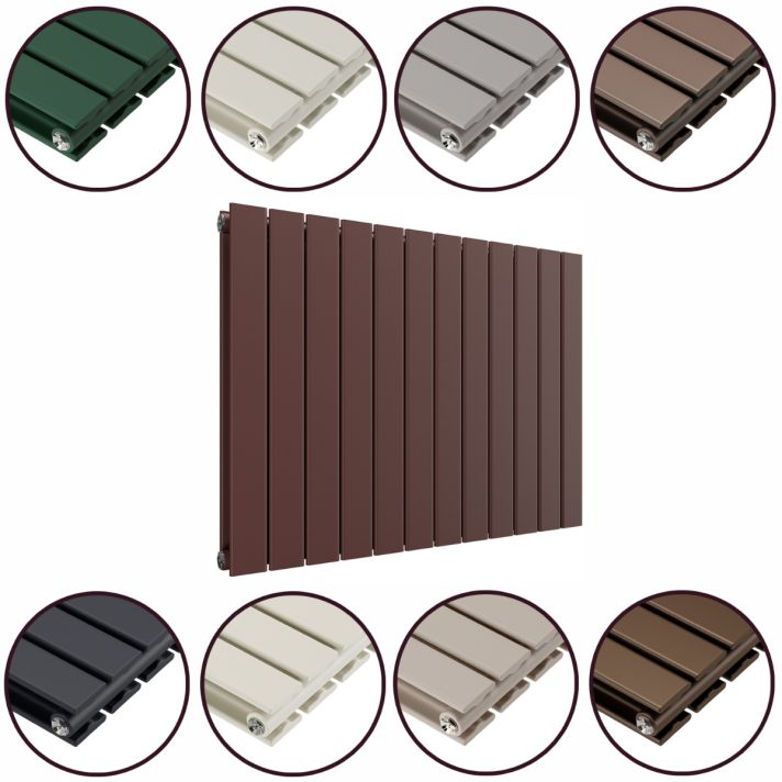 635 x 840mm 'Accent Collection' Double Flat Panel Horizontal Radiator