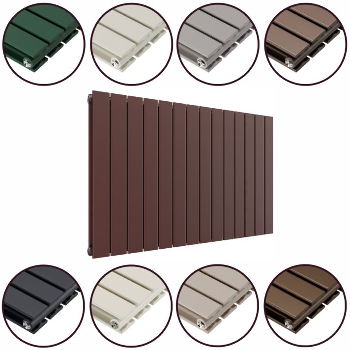 635 x 980mm 'Accent Collection' Double Flat Panel Horizontal Radiator