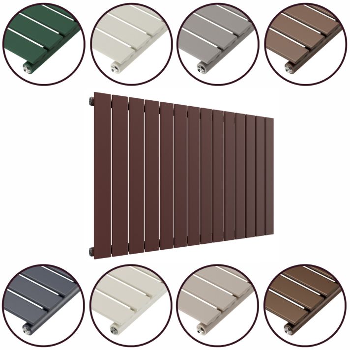 635 x 980mm 'Accent Collection' Single Flat Panel Horizontal Radiator