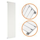 1780 x 490mm White Double Flat Panel Vertical Radiator