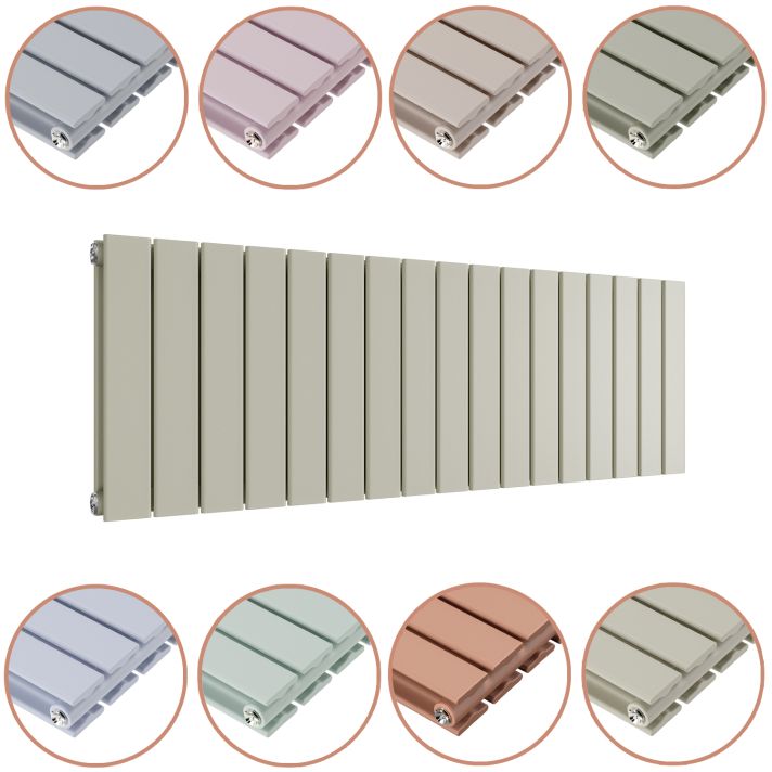 400 x 1190mm 'Pick A Pastel' Double Flat Panel Horizontal Radiator