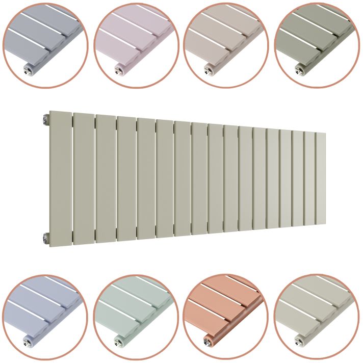 400 x 1190mm 'Pick A Pastel' Single Flat Panel Horizontal Radiator