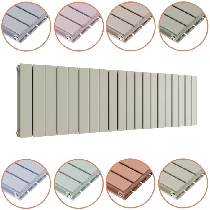 400 x 1400mm 'Pick A Pastel' Double Flat Panel Horizontal Radiator