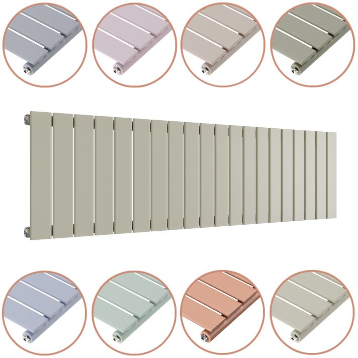 400 x 1400mm 'Pick A Pastel' Single Flat Panel Horizontal Radiator