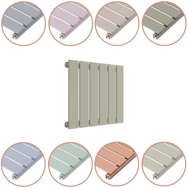 400 x 420mm 'Pick A Pastel' Single Flat Panel Horizontal Radiator
