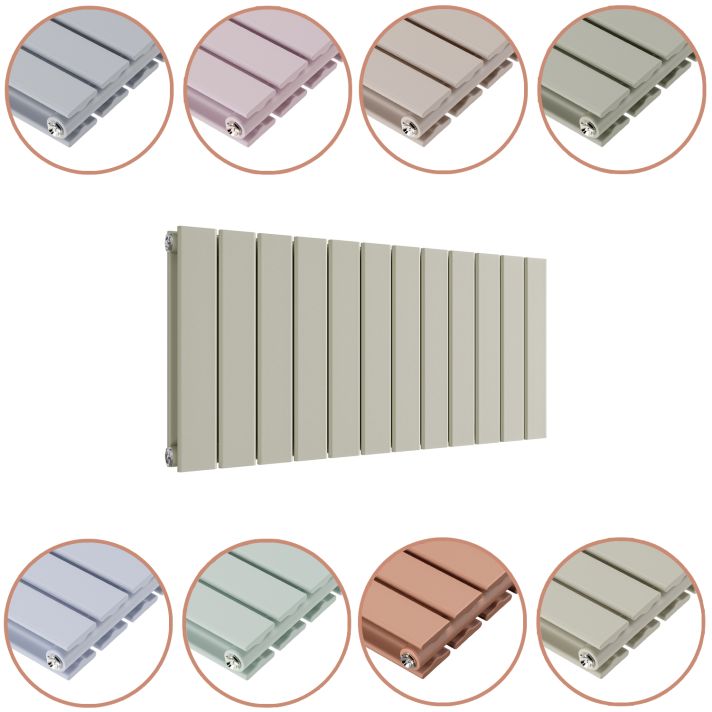 400 x 840mm 'Pick A Pastel' Double Flat Panel Horizontal Radiator