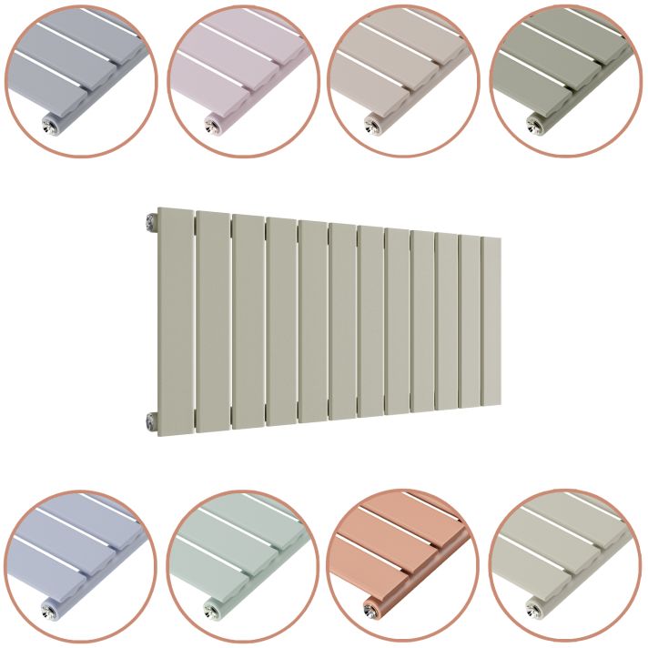 400 x 840mm 'Pick A Pastel' Single Flat Panel Horizontal Radiator
