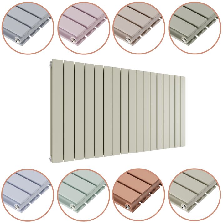 635 x 1190mm 'Pick A Pastel' Double Flat Panel Horizontal Radiator