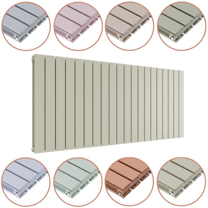 635 x 1400mm 'Pick A Pastel' Double Flat Panel Horizontal Radiator