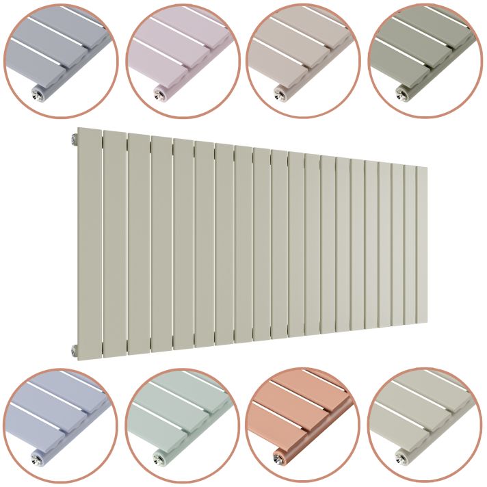 635 x 1400mm 'Pick A Pastel' Single Flat Panel Horizontal Radiator