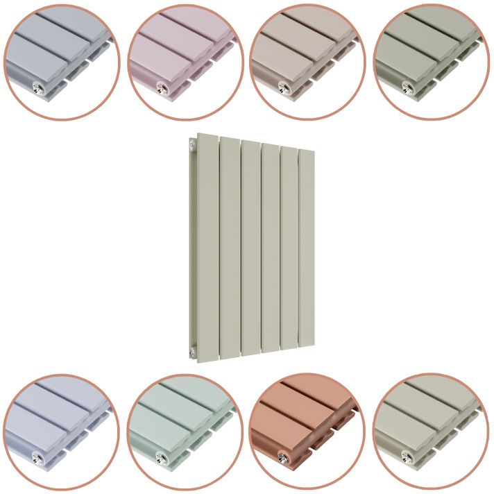 635 x 420mm 'Pick A Pastel' Double Flat Panel Horizontal Radiator