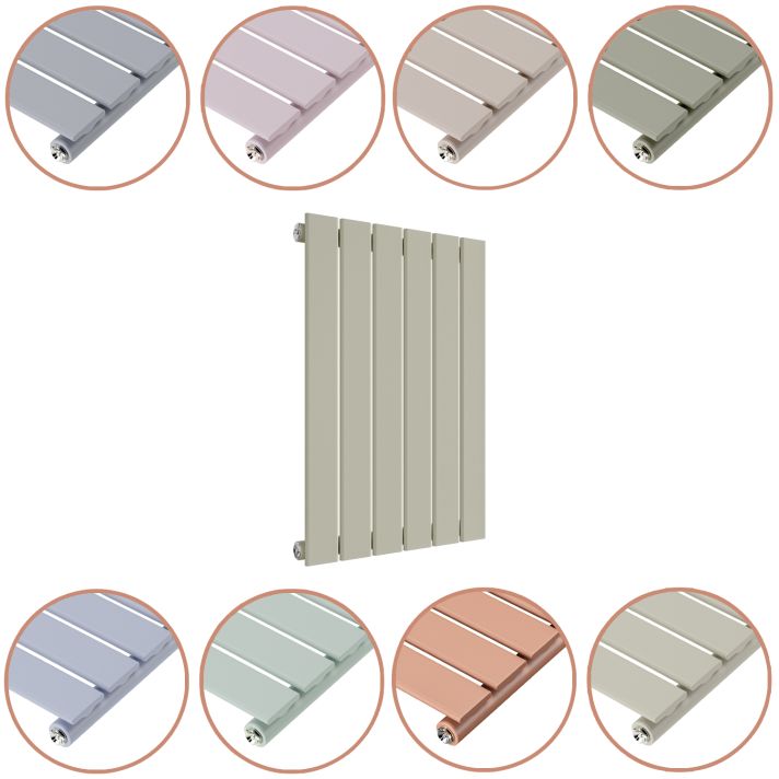 635 x 420mm 'Pick A Pastel' Single Flat Panel Horizontal Radiator