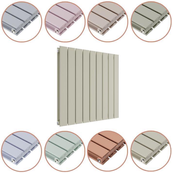 635 x 630mm 'Pick A Pastel' Double Flat Panel Horizontal Radiator