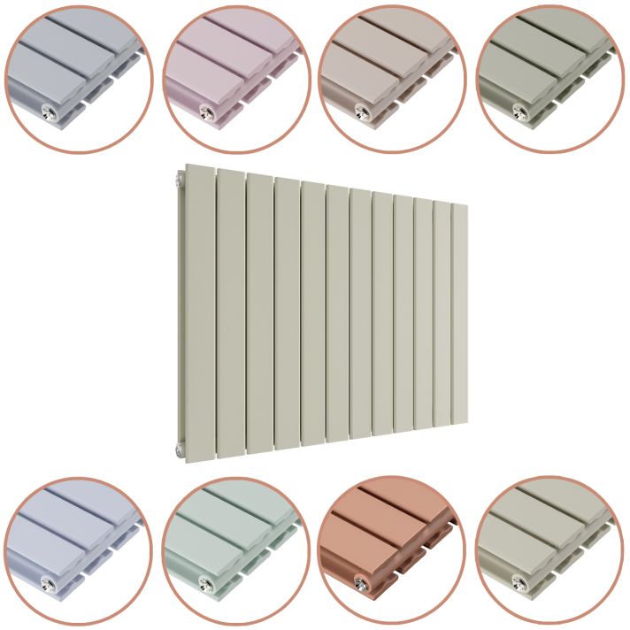 635 x 840mm 'Pick A Pastel' Double Flat Panel Horizontal Radiator