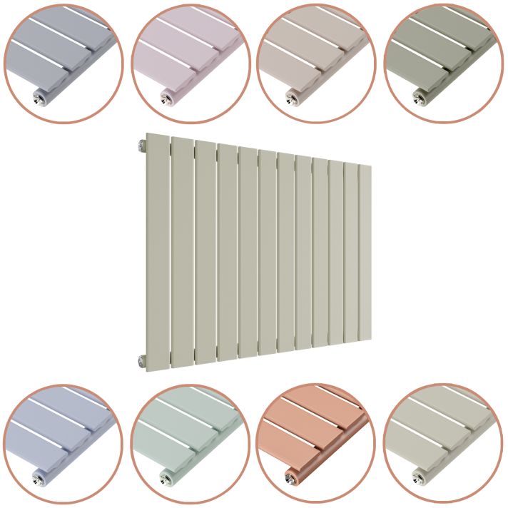 635 x 840mm 'Pick A Pastel' Single Flat Panel Horizontal Radiator