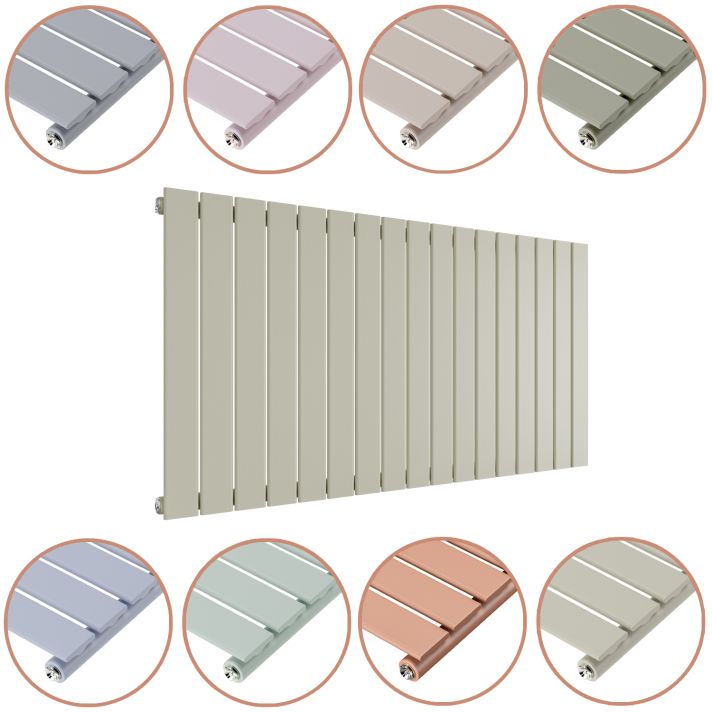 635 x 980mm 'Pick A Pastel' Single Flat Panel Horizontal Radiator