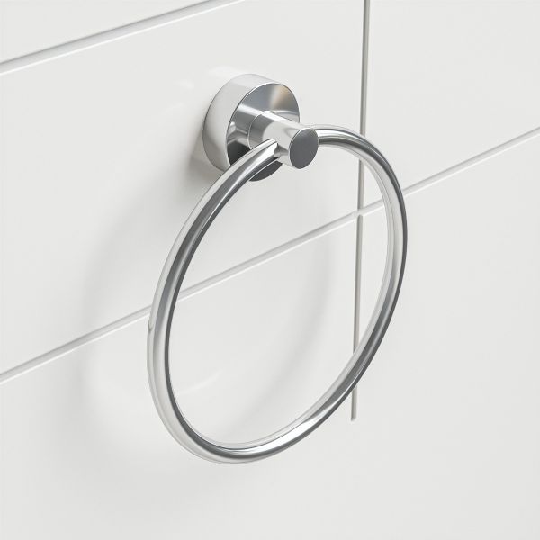 Bathroom towel holder ring on sale