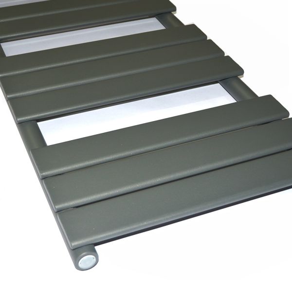 800 x 450mm Anthracite Heated Towel Rail Bathroom Radiator