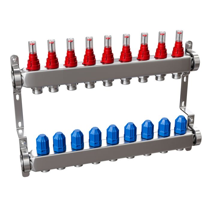 Toasty Toes, 10 Port Underfloor / Central Heating Manifold