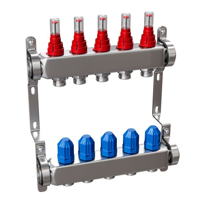 Toasty Toes, 5 Port Underfloor / Central Heating Manifold
