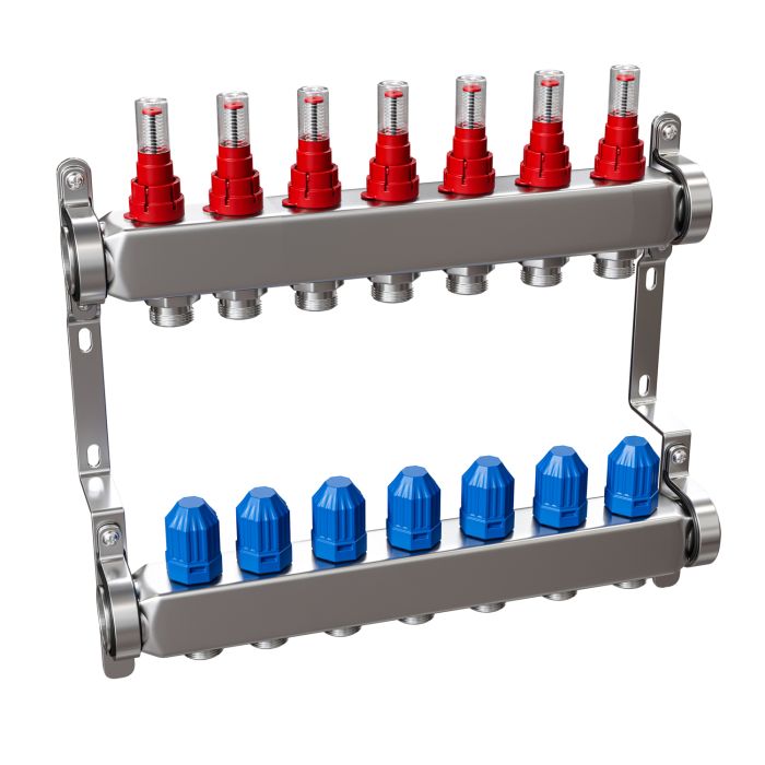 Toasty Toes, 7 Port Underfloor / Central Heating Manifold