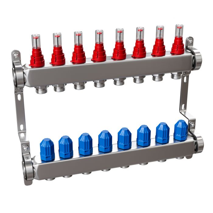 Toasty Toes, 8 Port Underfloor / Central Heating Manifold