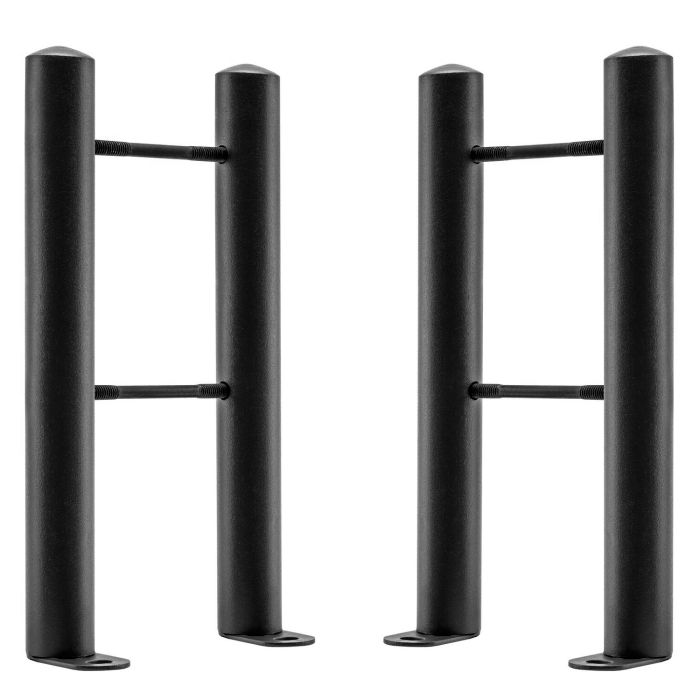 Black Floor-Mounting Radiator Feet