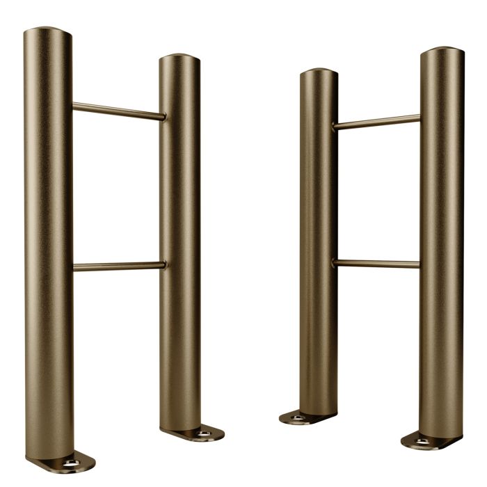 Antique Brass Floor-Mounting Radiator Feet